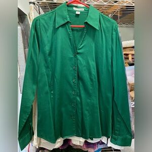 Coldwater Creek Green Blouse